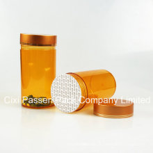 Âmbar pet medicina garrafa para cápsula embalagem (PPC-PETM-024)